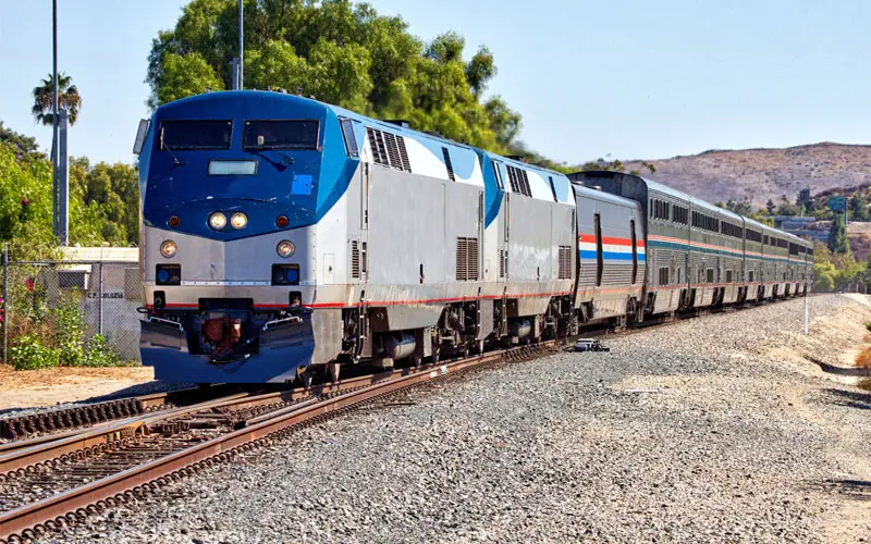 Amtrak long distance train