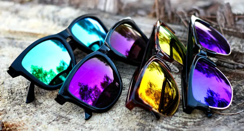 colored lens sunglasses