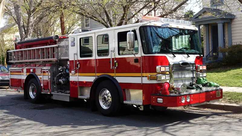 conventional fire truck