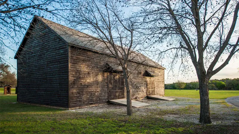 English A-frame barn