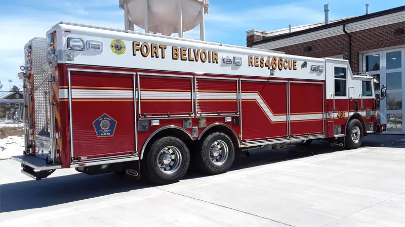 heavy rescue fire truck