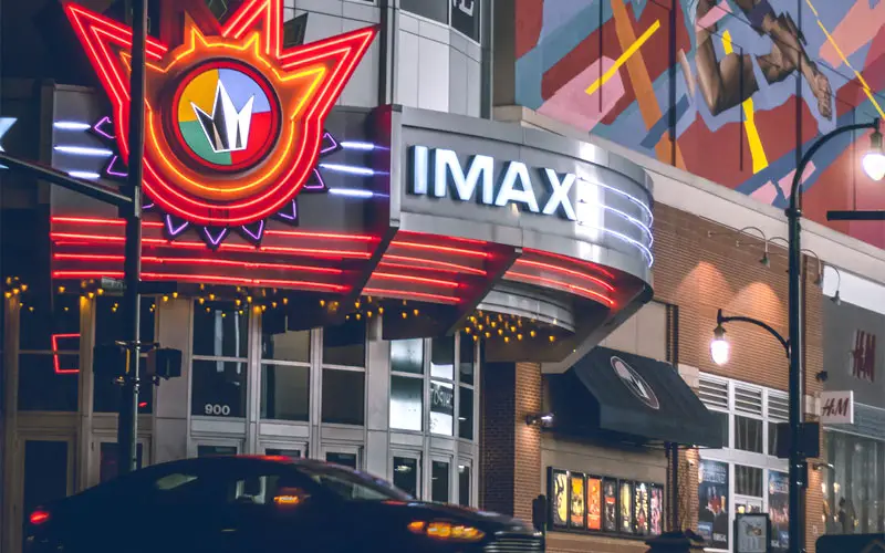 IMAX movie theater