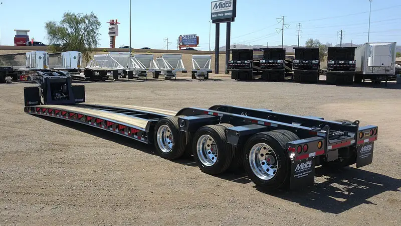 lowboy trailer