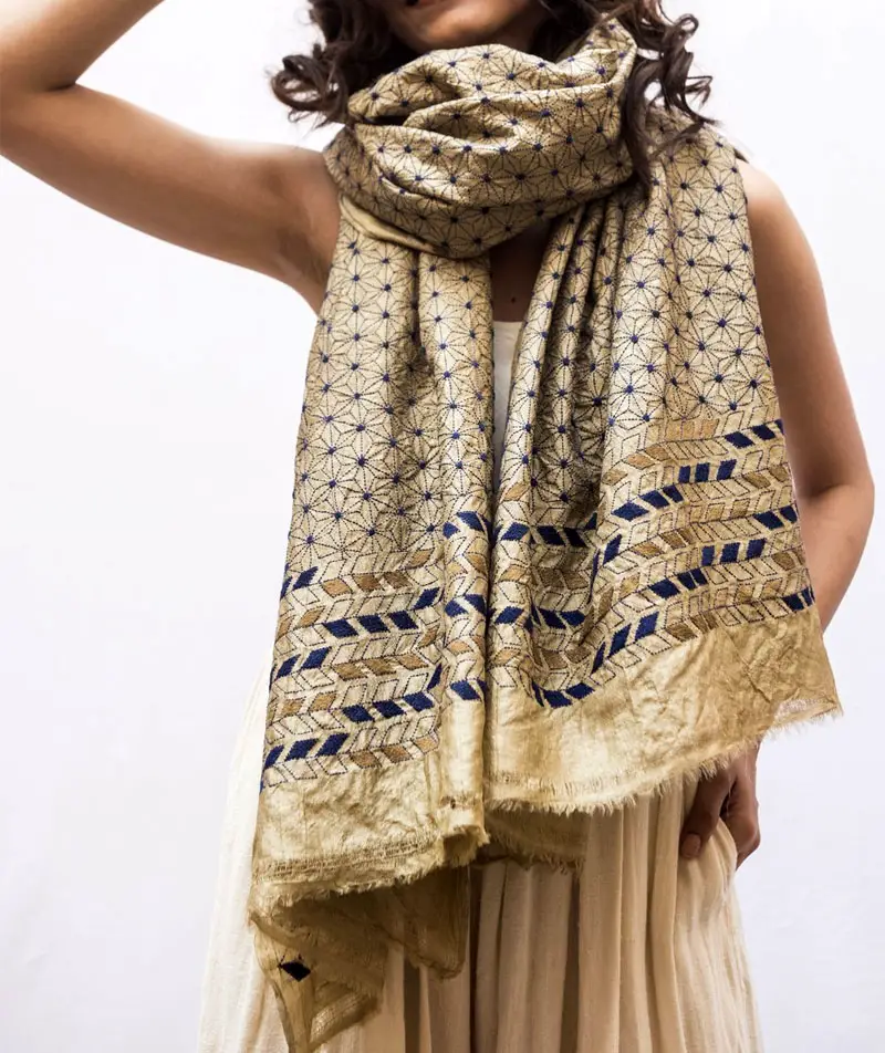 nakshi kantha shawl