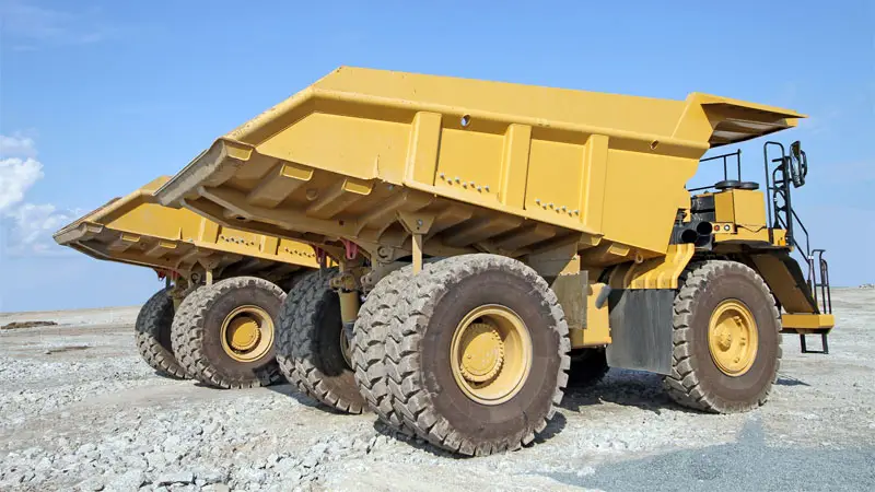 off-road dump truck