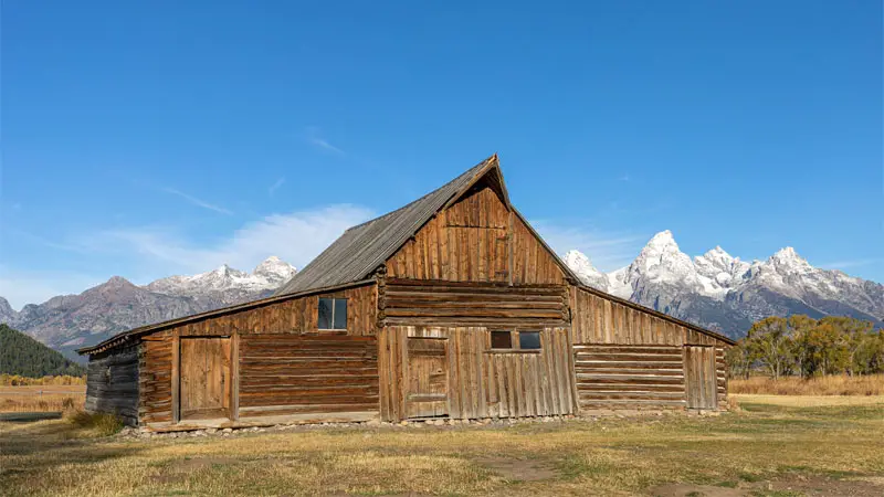 peaked prairie barn