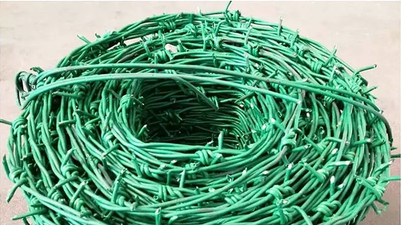 pvc coated barbed wire