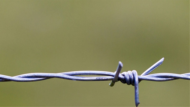 reverse twist barbed wire