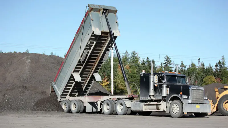 semi trailer dump truck