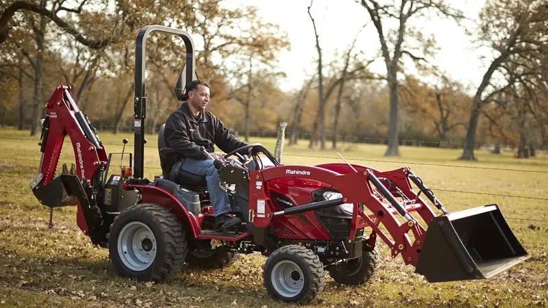 small landscaping tractor