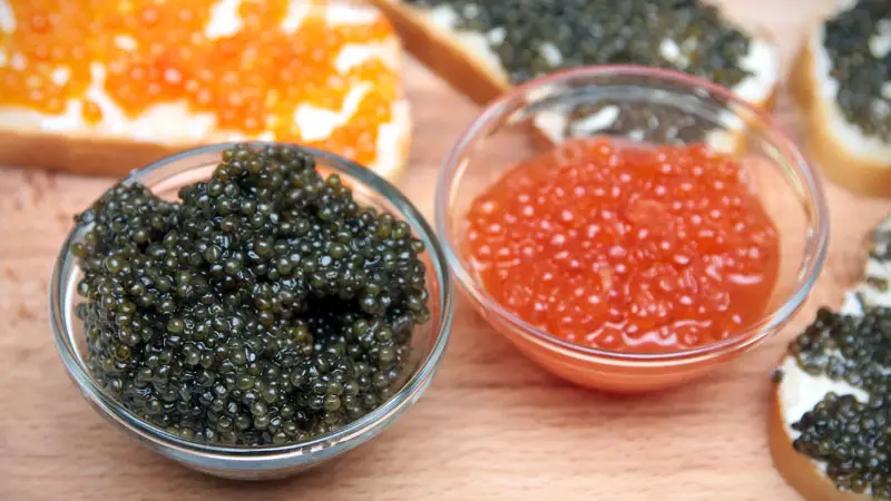 types of caviar