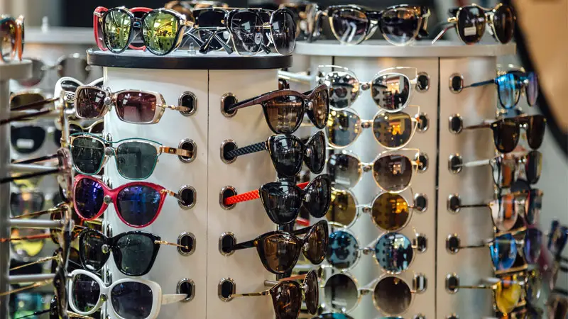 types of sunglasses