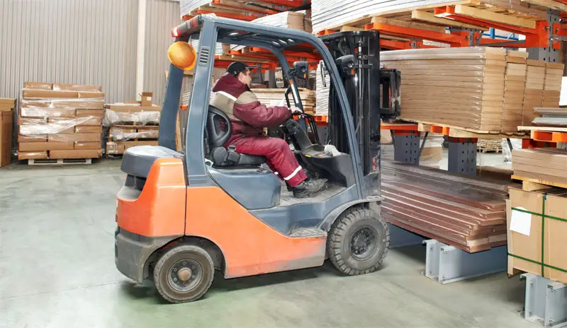 warehouse forklift