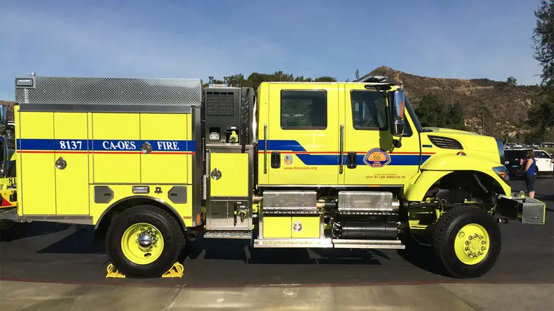 wildland fire engine