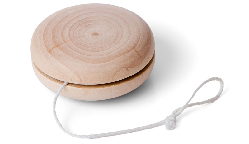 wooden yo-yo